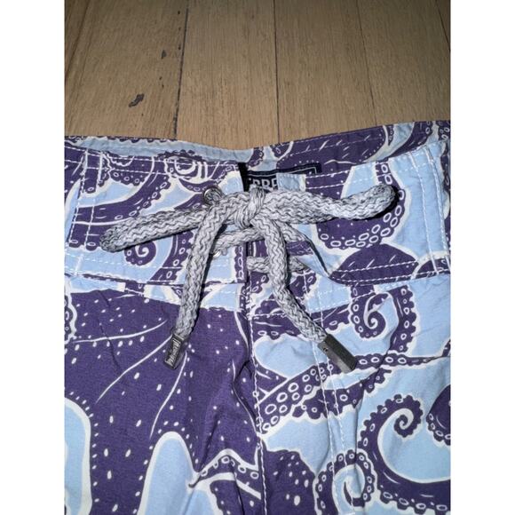 Vilebrequin Rare Mens Purple Squid Blu Swim Swimming Trunks Lined Board Shorts S - Picture 4 of 10